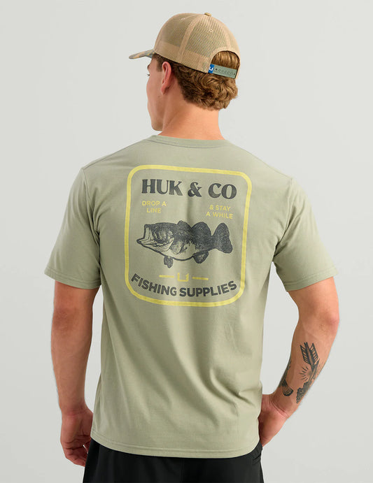 Huk & Co Pocket Tee - Seagrass