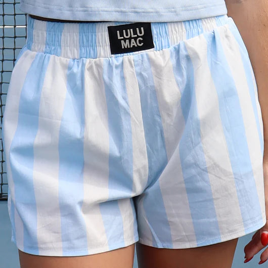 Darby Boxer Shorts - Light Blue