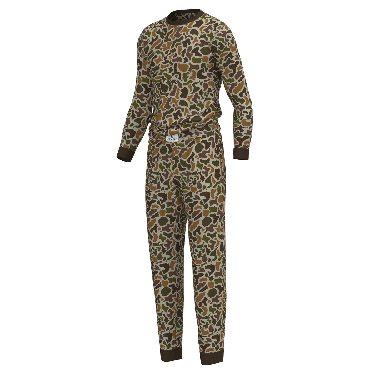 Localflage Vintage Ribbed Pajama Set - YOUTH