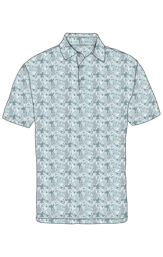 Prairie Polo - Blue Duck Camo