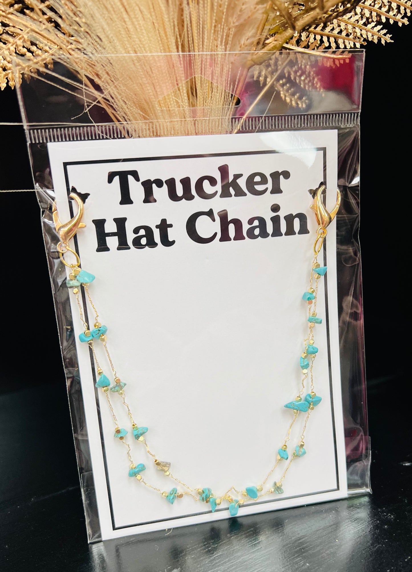 Turquoise Trucker Chain