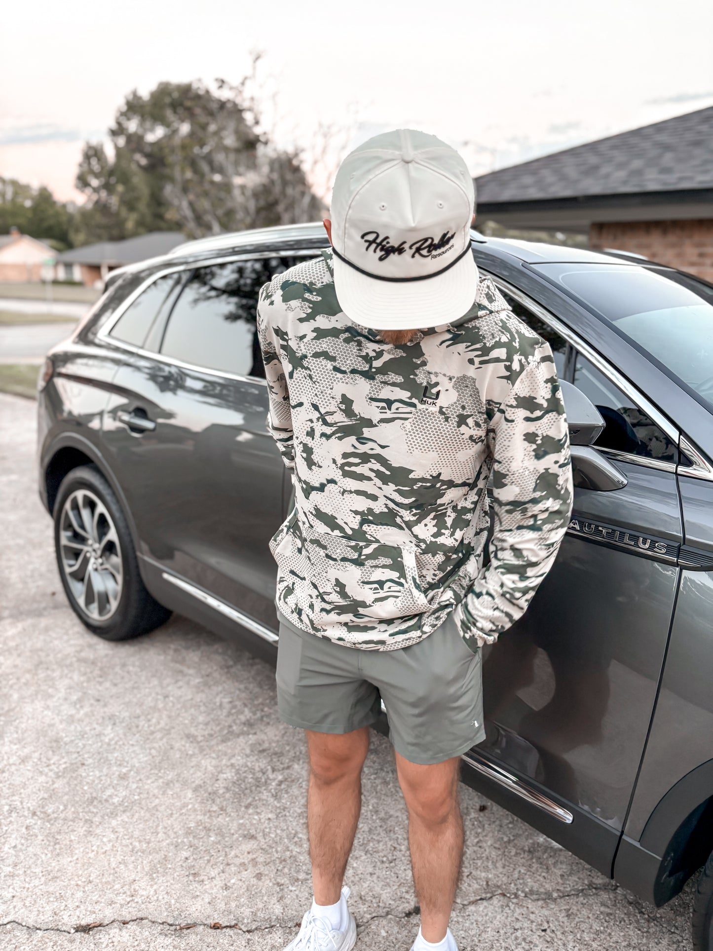 Leeward Printed Fleece Hoodie