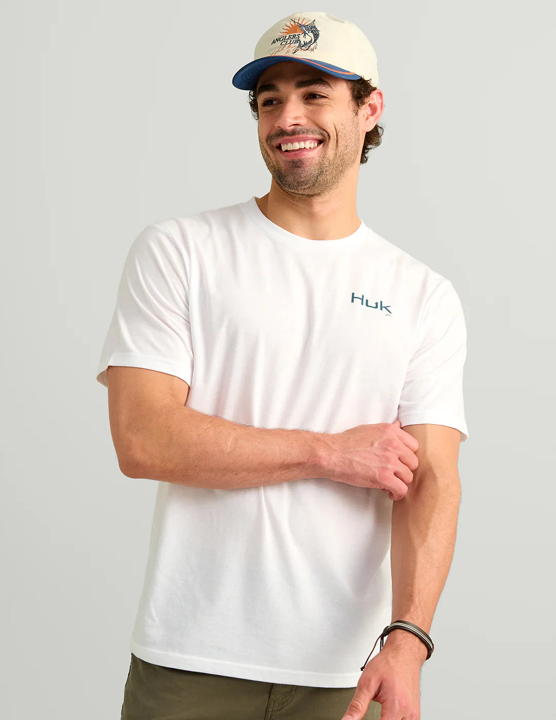 Huk KC Americana Tee - White