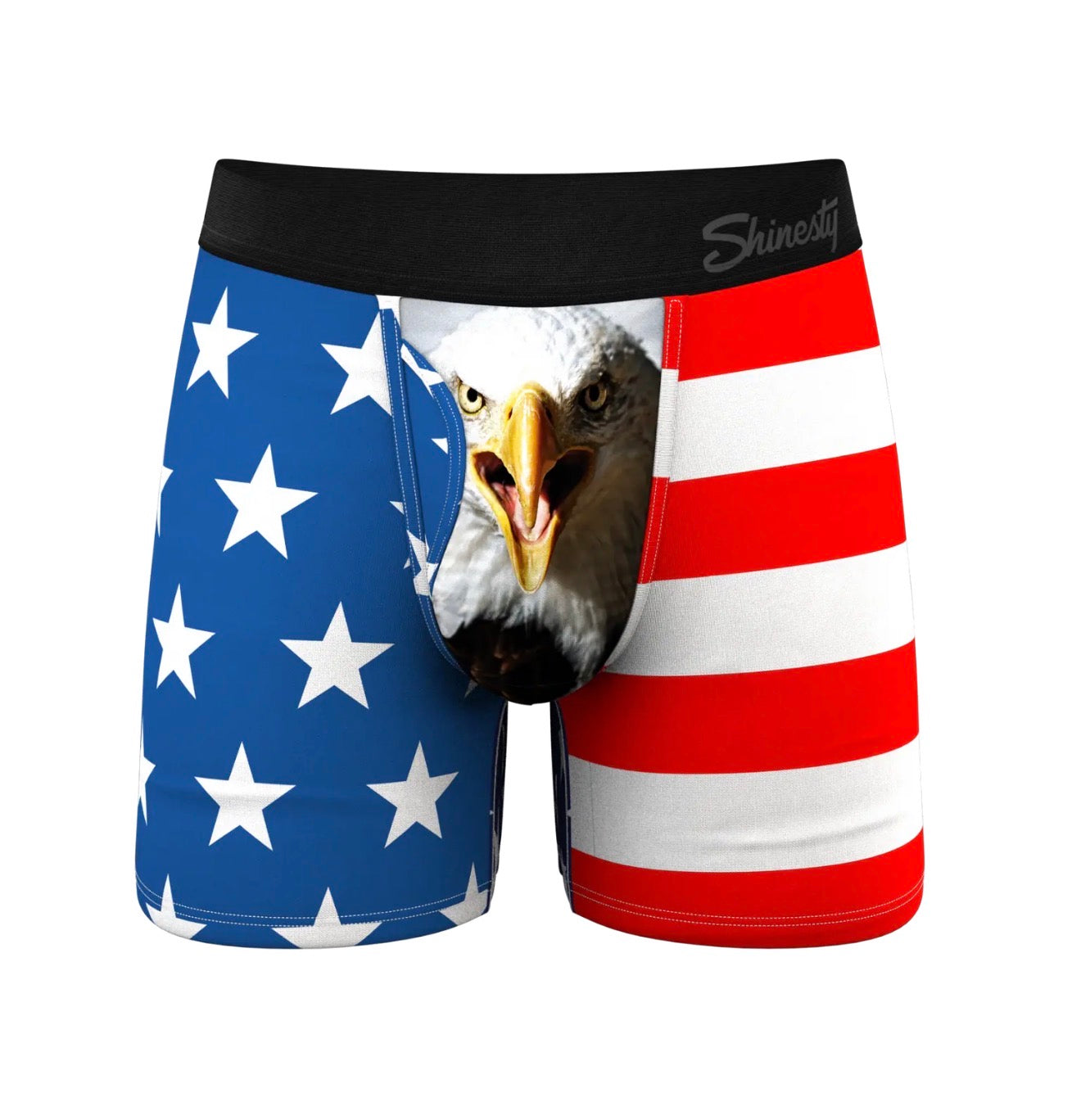 The Mascot - American Flag Ball Hammock® Pouch Underwear With Fly