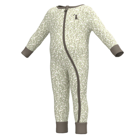 Green Duck Dog Footie