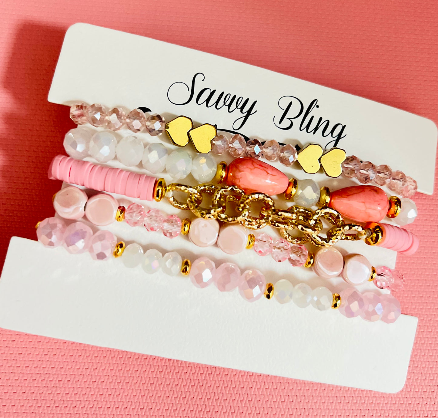 All You Need Is Love Bracelet Stack