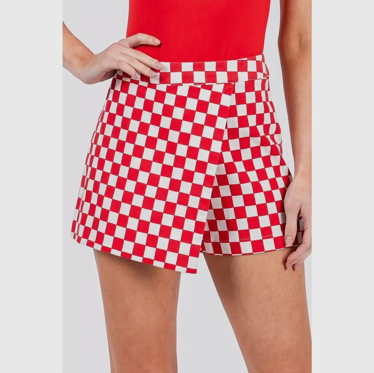 Checked Out Skort