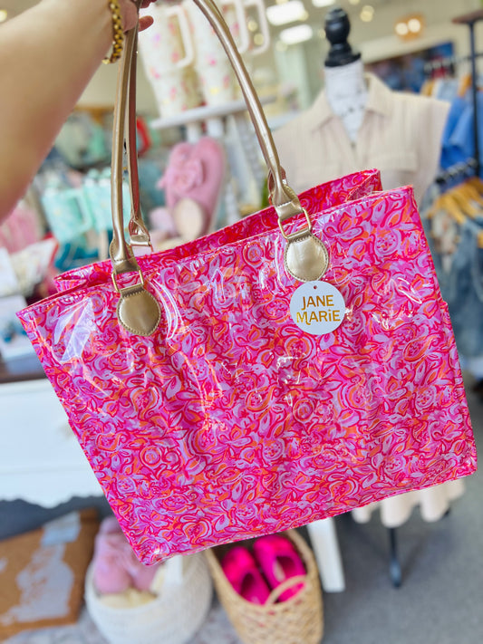 Flirty Floral Multi-Purpose Tote