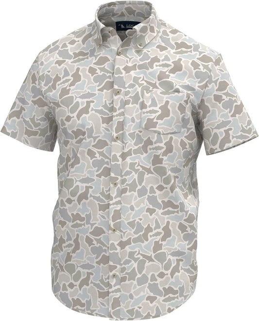 Low Country Button Down - Saltwater Camo