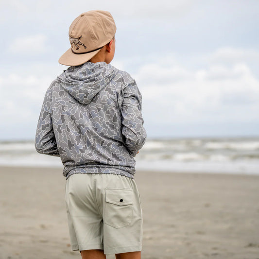 Cobblestone Gray Hemlock Hoodie - YOUTH