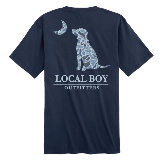 LCF Cobalt Dog & Moon Tee - TODDLER