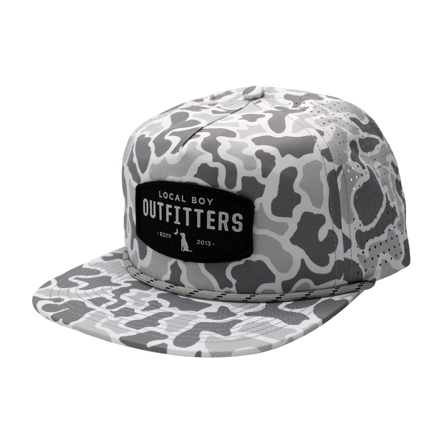 WLCF Woven Patch Perforated Rope Hat