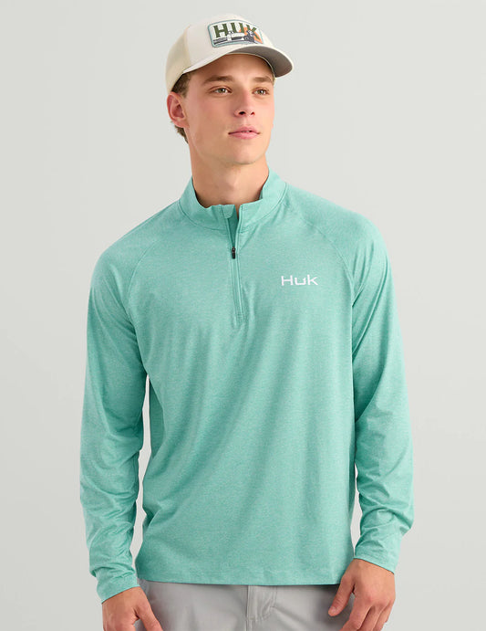Airweight Quarter Zip - Marine Blue