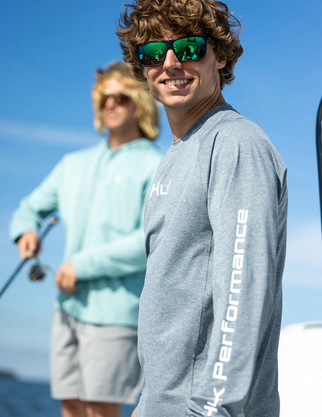 Airweight LS Crew - Stormy Blue