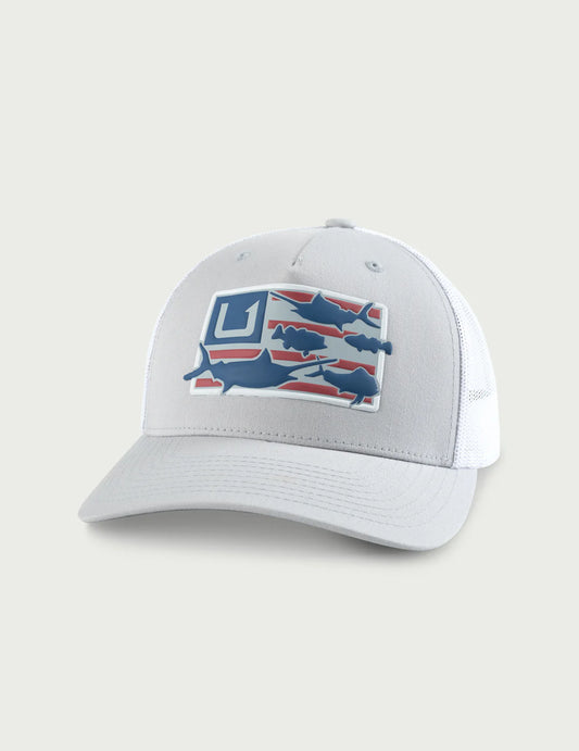 Trophy Flag Trucker - Harbor Mist