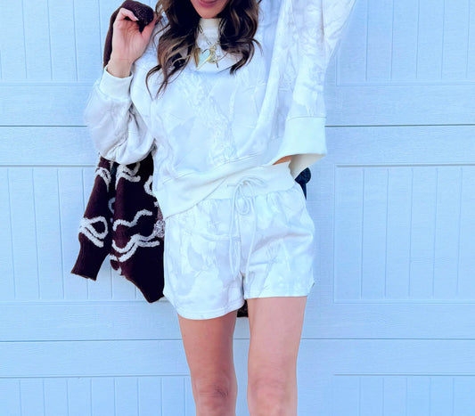 Poppy & Pine Camo Shorts