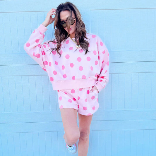 Poppy & Pine Polka Dot Sweatshirt