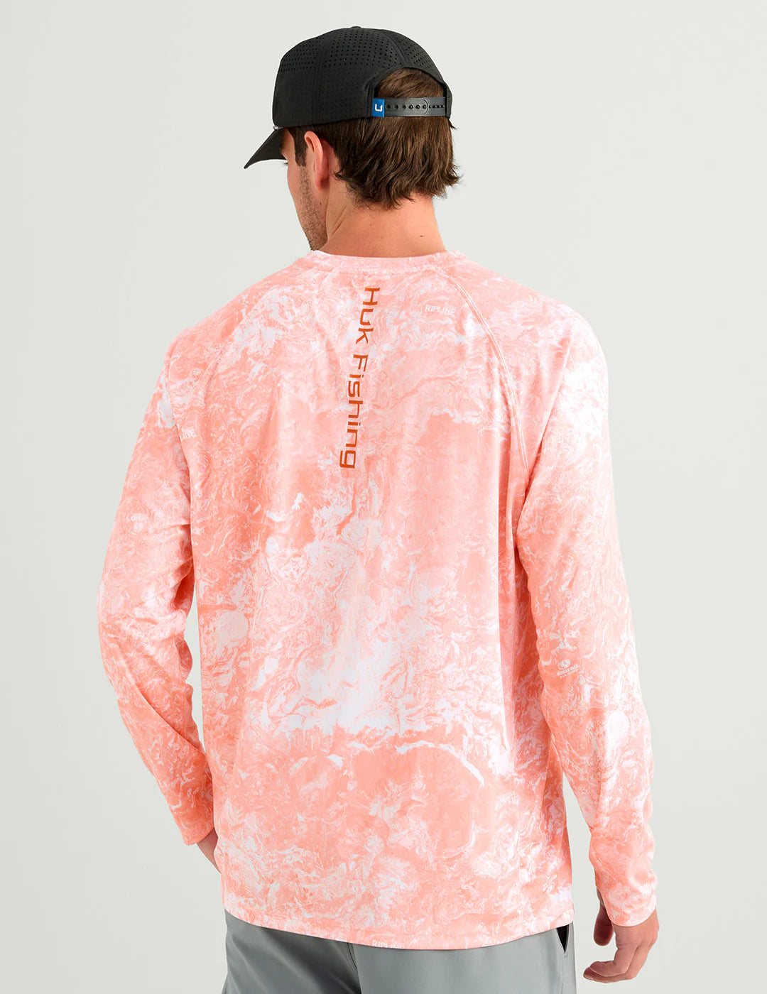 Mossy Oak Pursuit LS Crew - Coral Reef