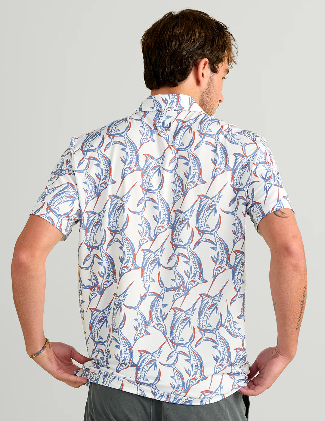 Pursuit Performance Polo - White Swordfish