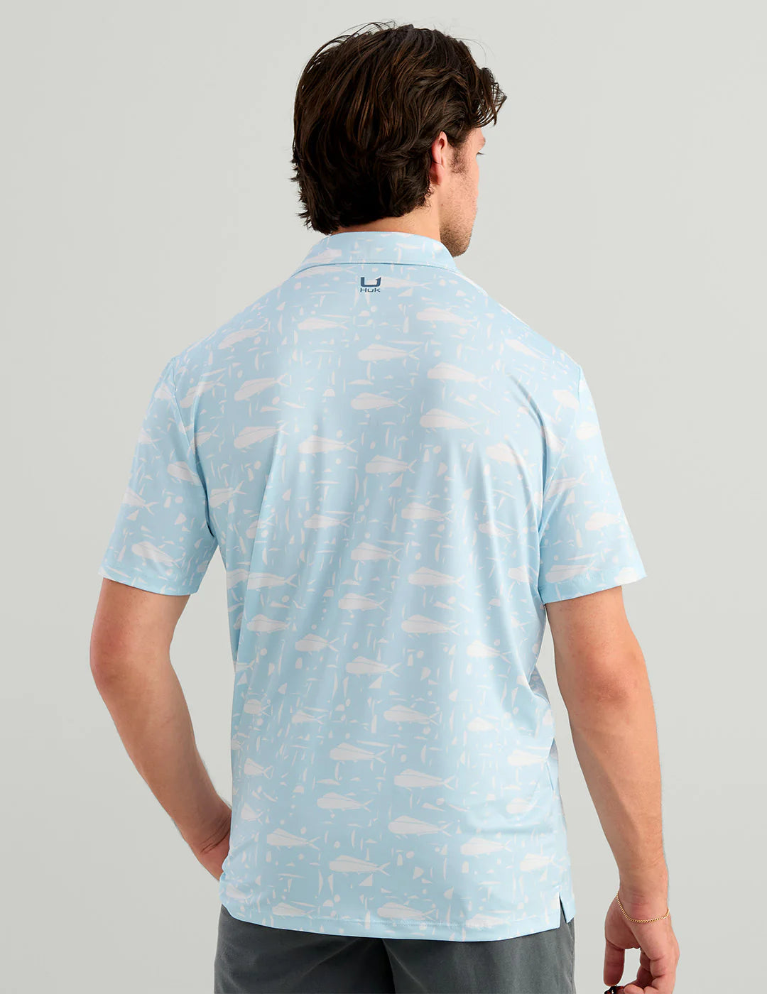 Pursuit Performance Polo - Coastal Drift Dolphin