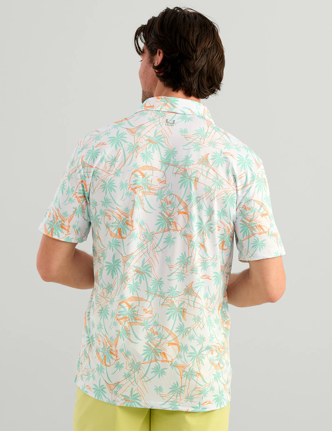 Pursuit KC Performance Polo - Orange Palm Slam