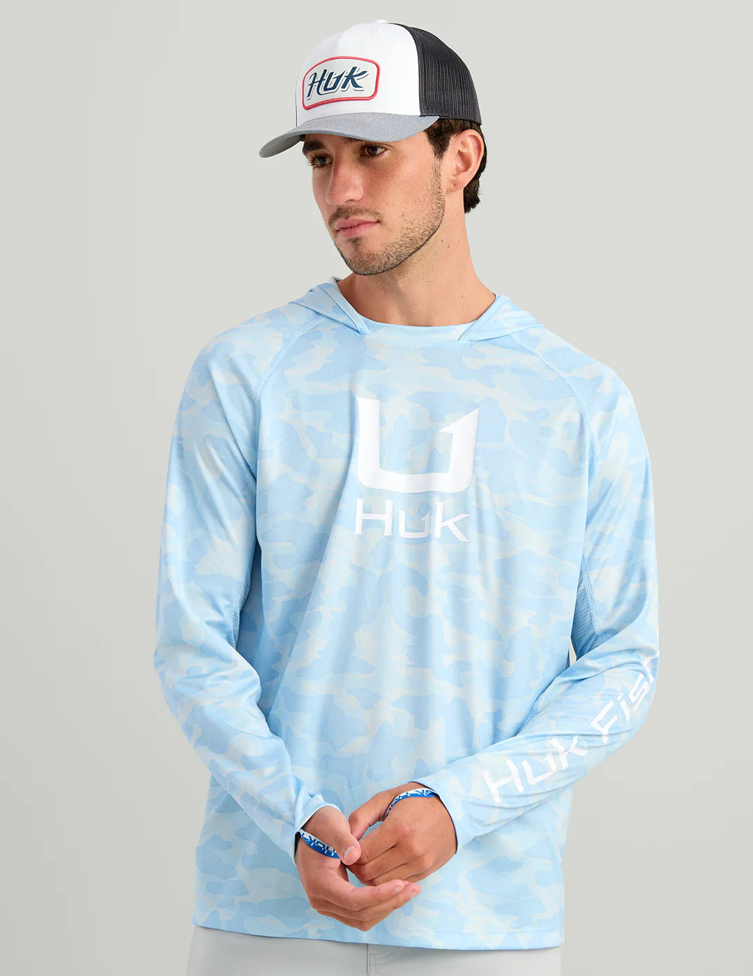 Icon Printed Hoodie - Coastal Drift Camo
