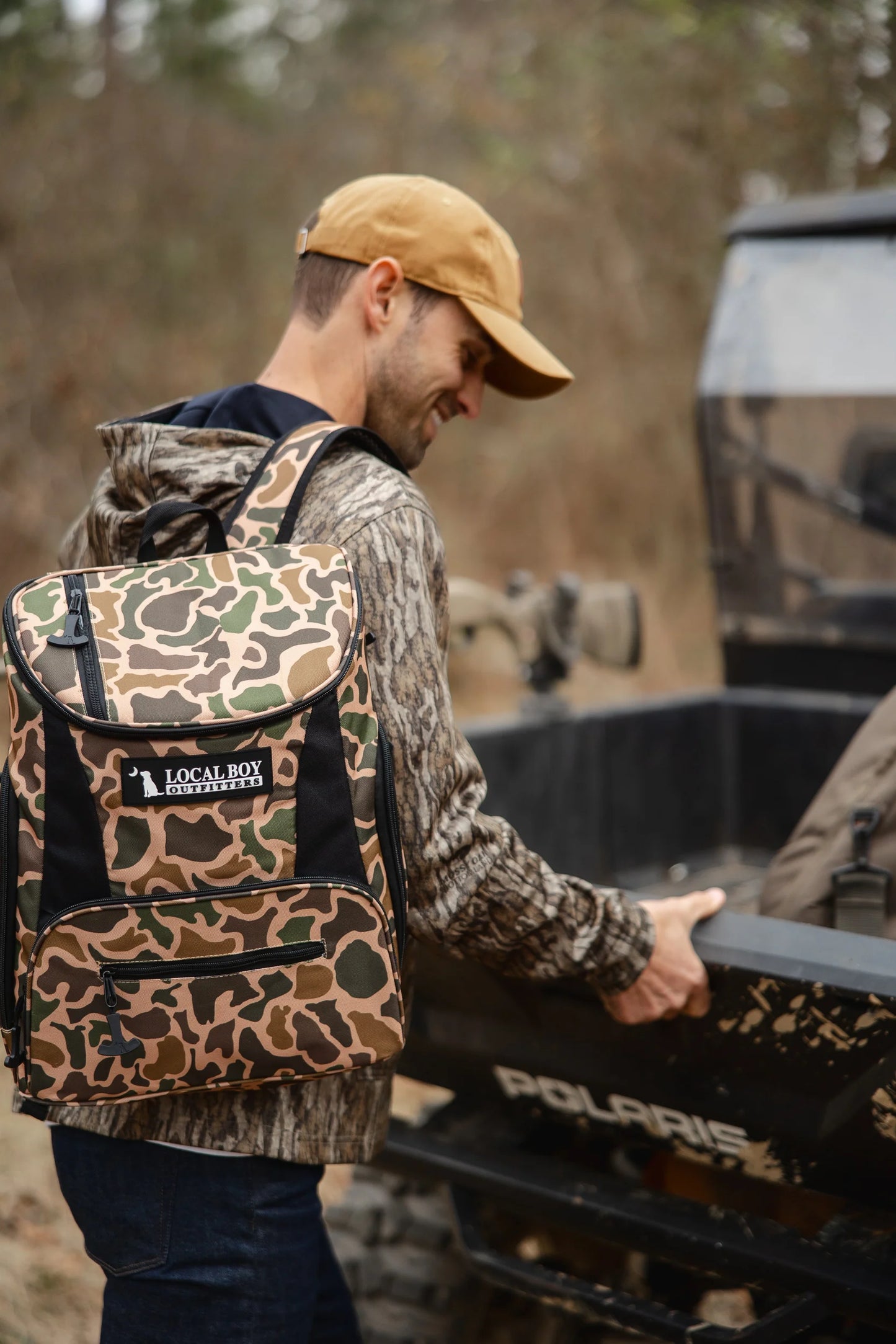 Old School Camo Cooler Bag