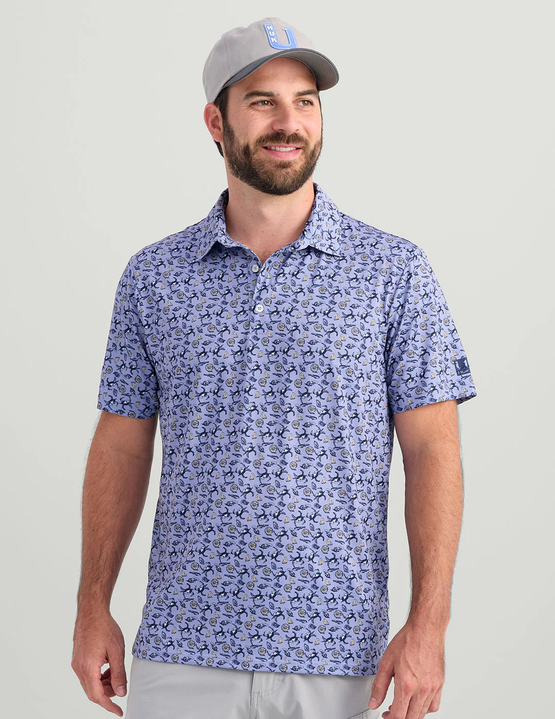 Pursuit Performance Polo - Lightning Sky