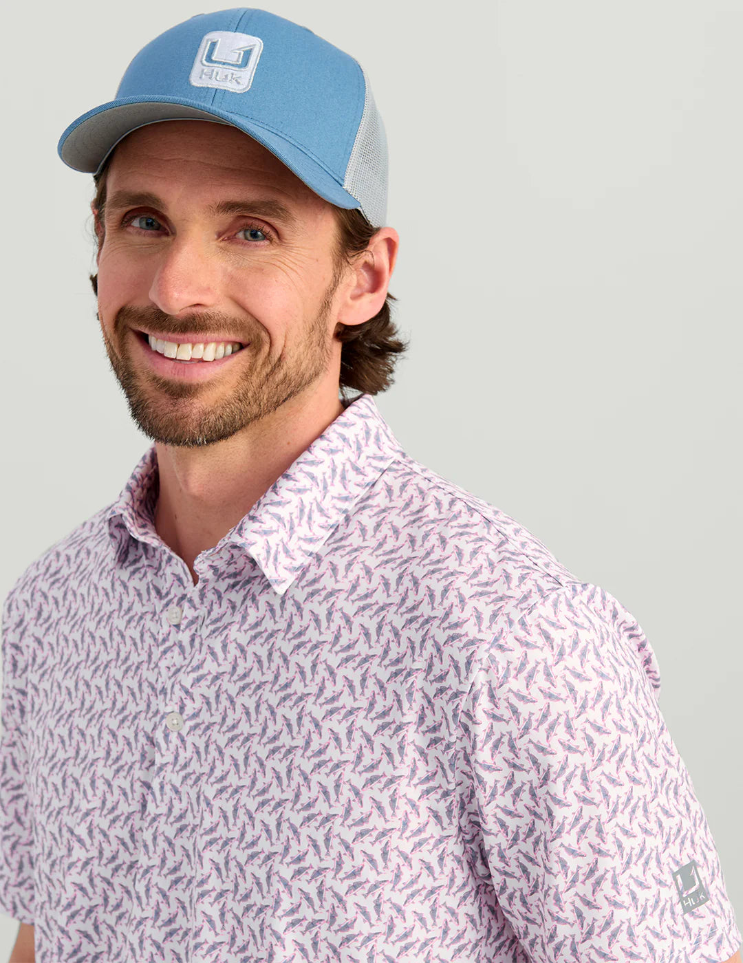 Pursuit Performance Polo - White Redfish