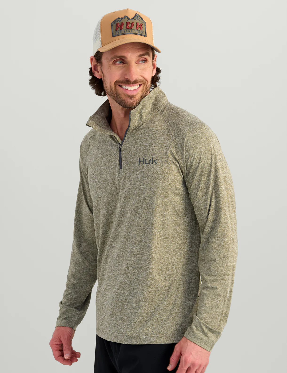 Airweight Heather Quarter Zip