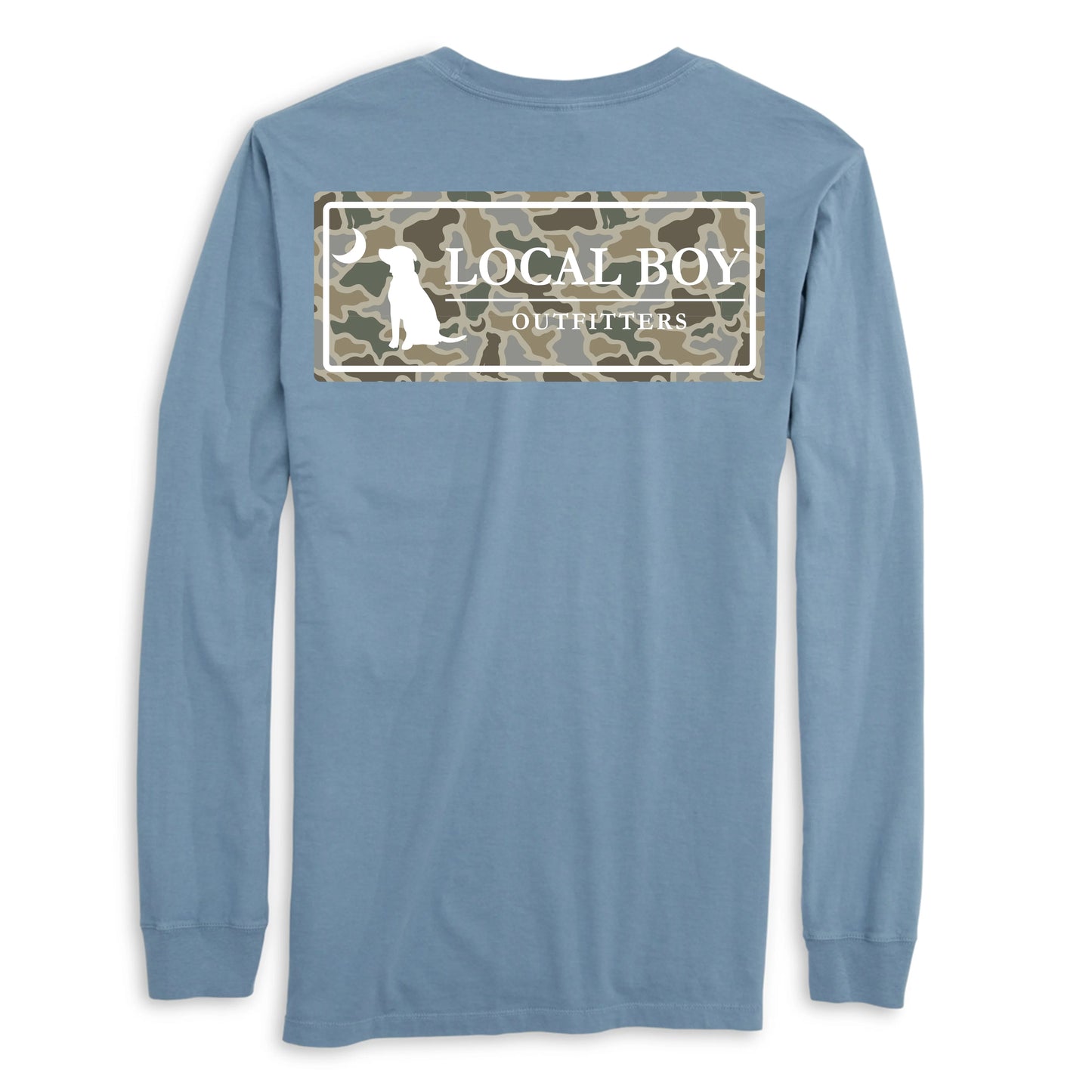 Sand Dog & Moon Camo LS Tee - YOUTH