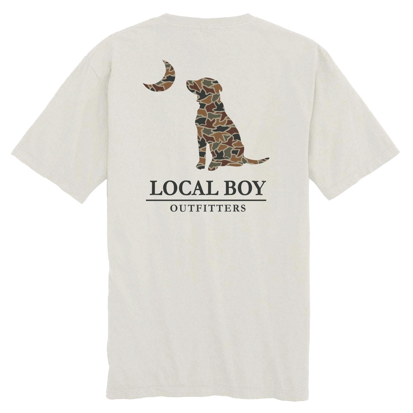 Duck Camo Dog & Moon Tee