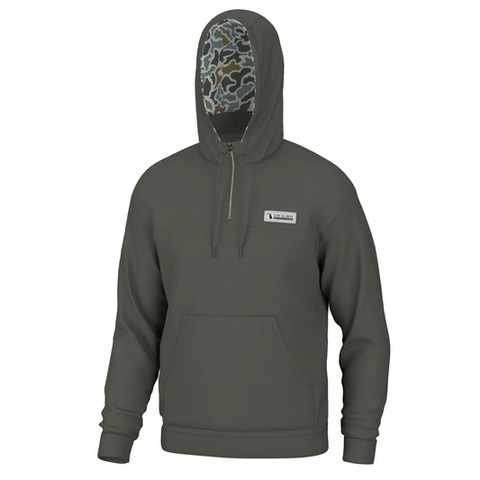 Quarter Zip Hoodie - Olive