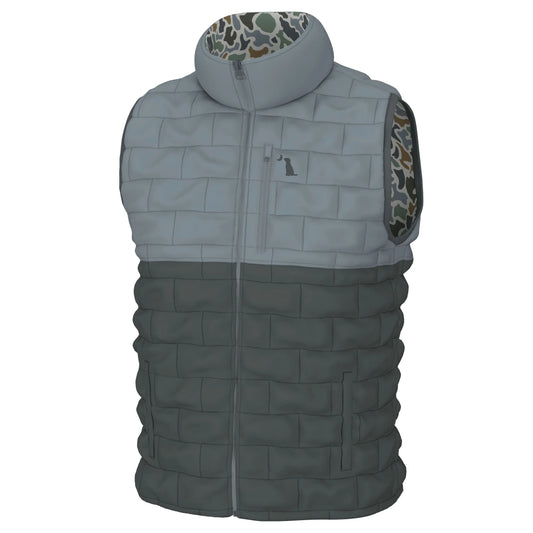 Duck Down Reversible Vest - Localflage Bluff