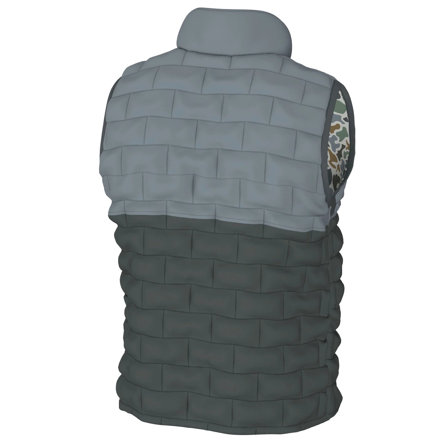 Duck Down Reversible Vest - Localflage Bluff