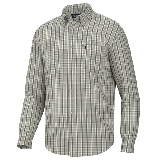 Stamps Dress Shirt - Beige/Olive/Green