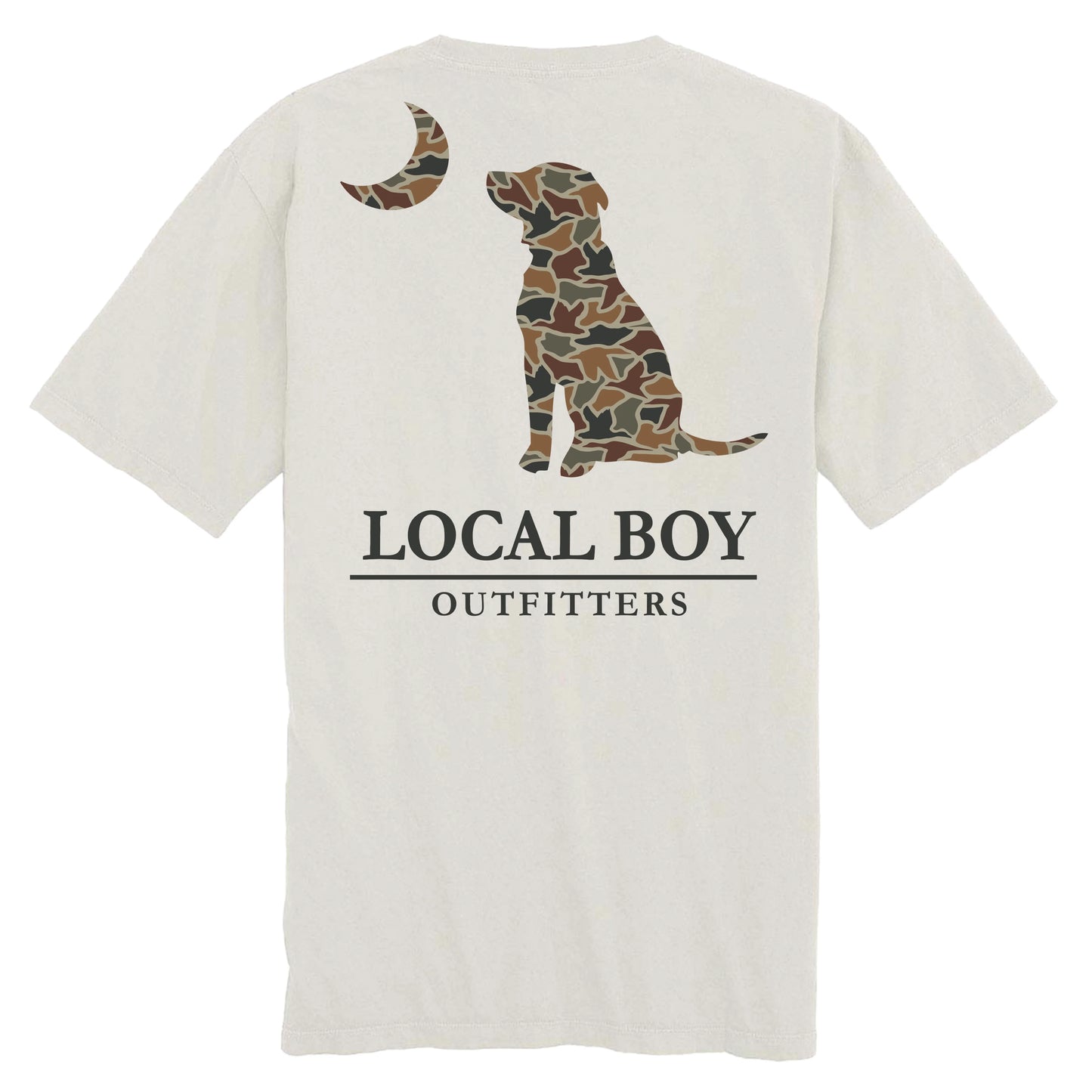 Duck Camo Dog & Moon Tee - TODDLER