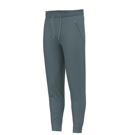 Velvet Fleece Joggers - Smoky Blue