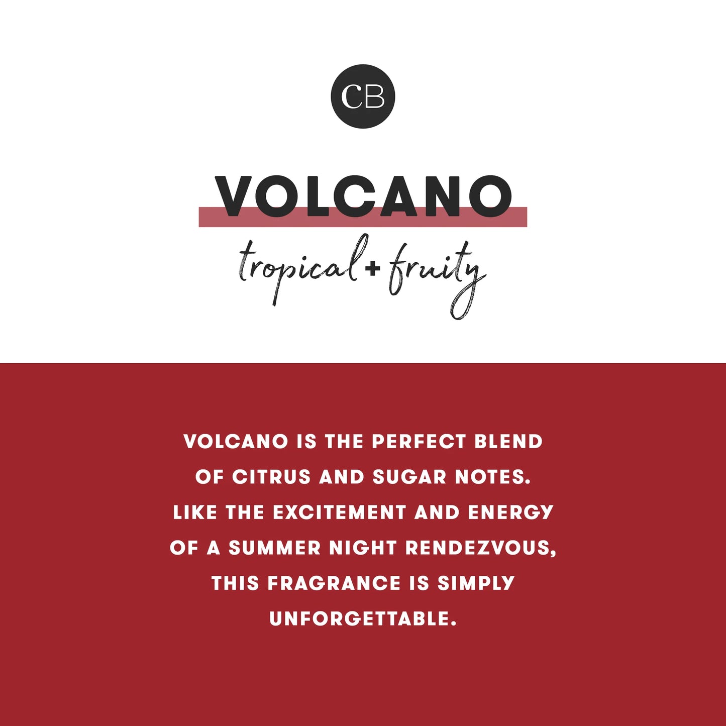 Volcano Glimmer Signature Candle. 19 oz