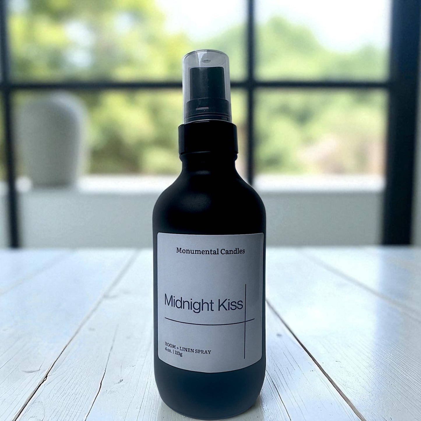 Midnight Kiss Matte Black Room/Linen Spray
