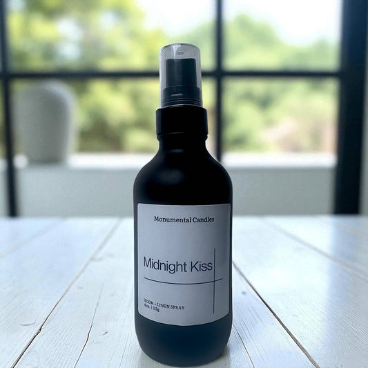 Midnight Kiss Matte Black Room/Linen Spray