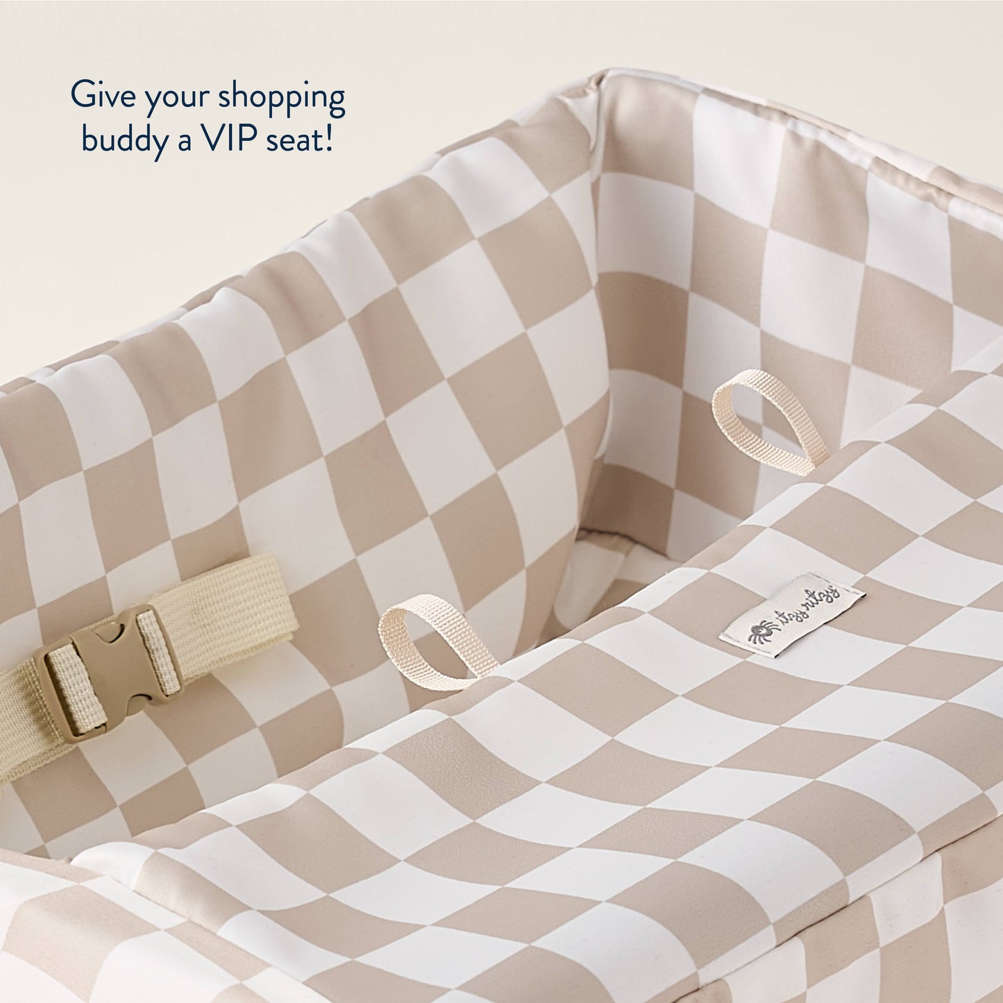 Checkerboard Itzy Shopping Cart Cover™