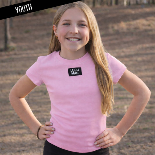 Youth Baby Doll Top - Light Pink