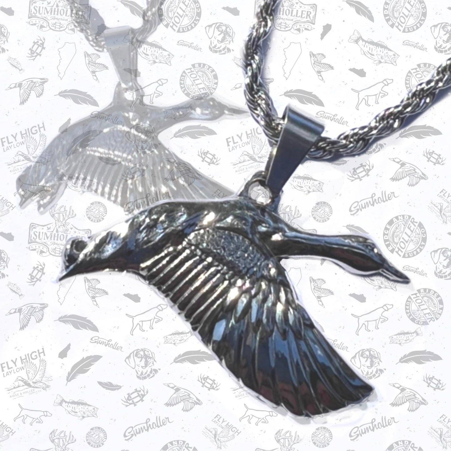 Mallard- Stainless Steel Necklace and Pendant