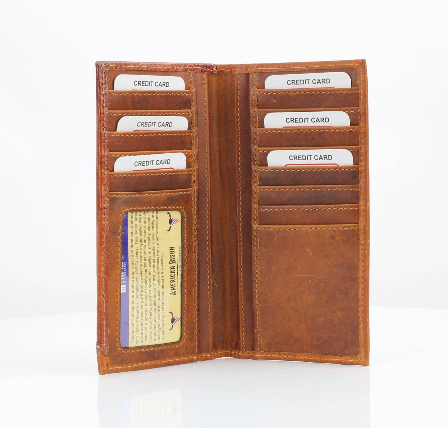Tooled Leather Accent Rodeo Wallet