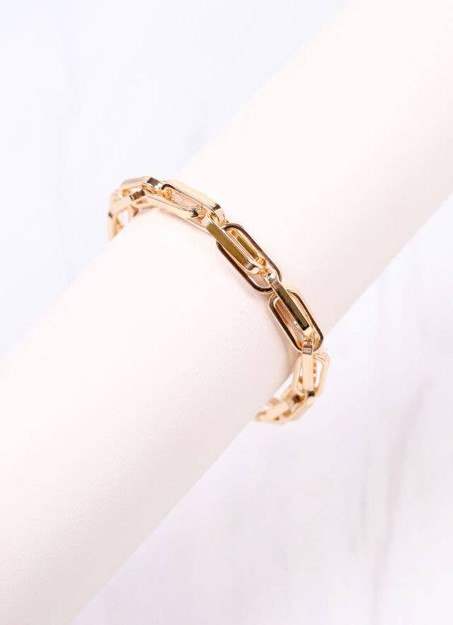Rabson Link Stretch Bracelet GOLD