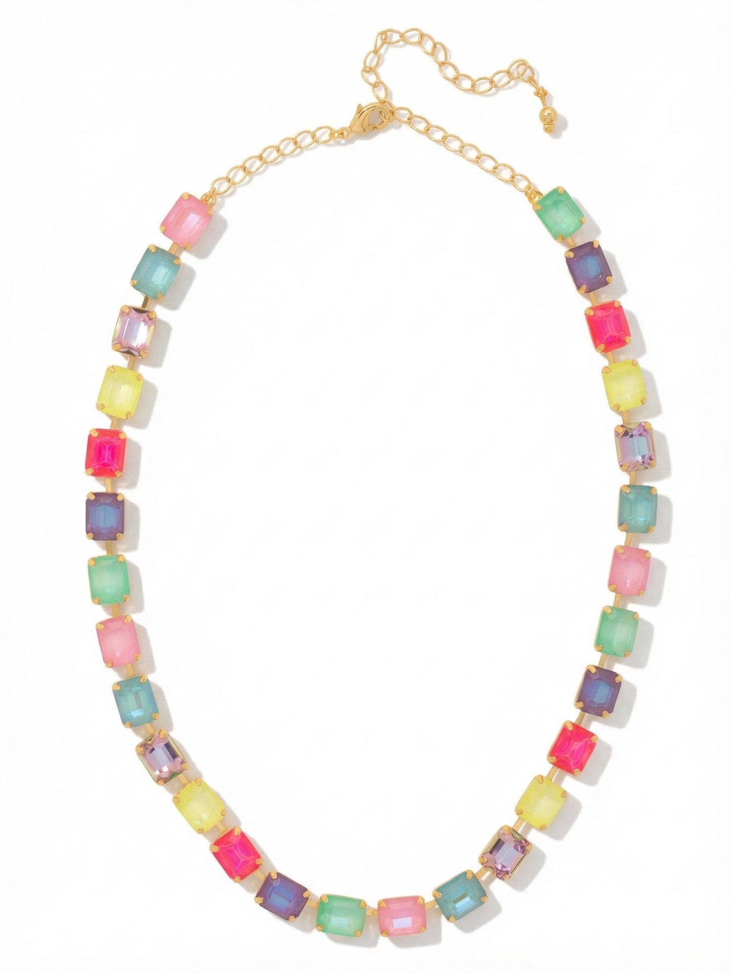 Octavia Repeating Tennis Necklace-Candy Carnival