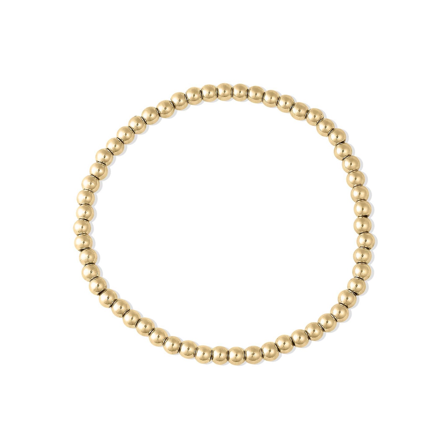 18kt Gold Filled Beaded  Bracelet