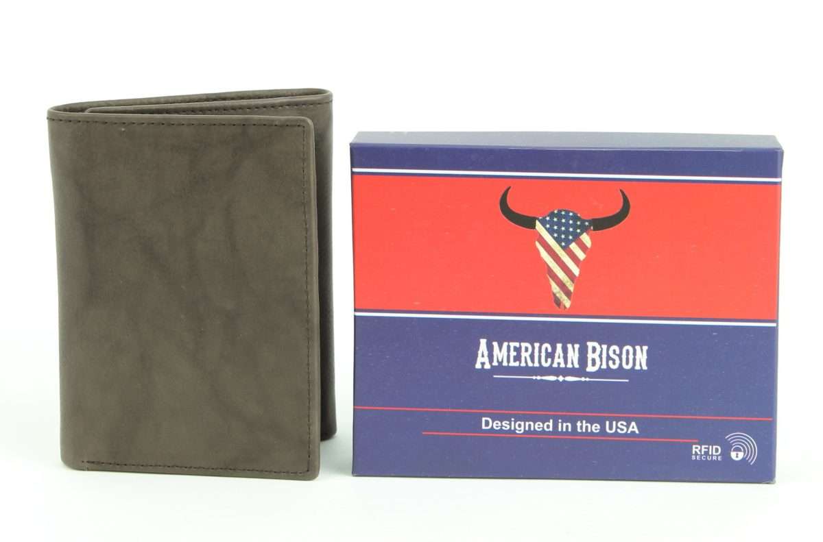 American Bison Trifold Wallet