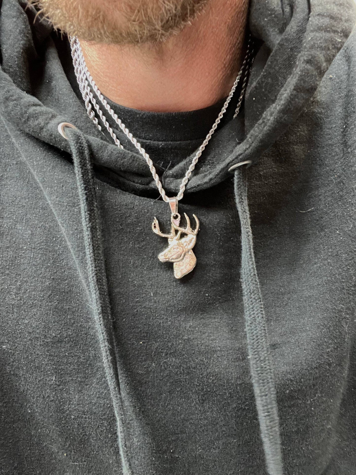 Big Rack- Stainless Steel Necklace and Pendant